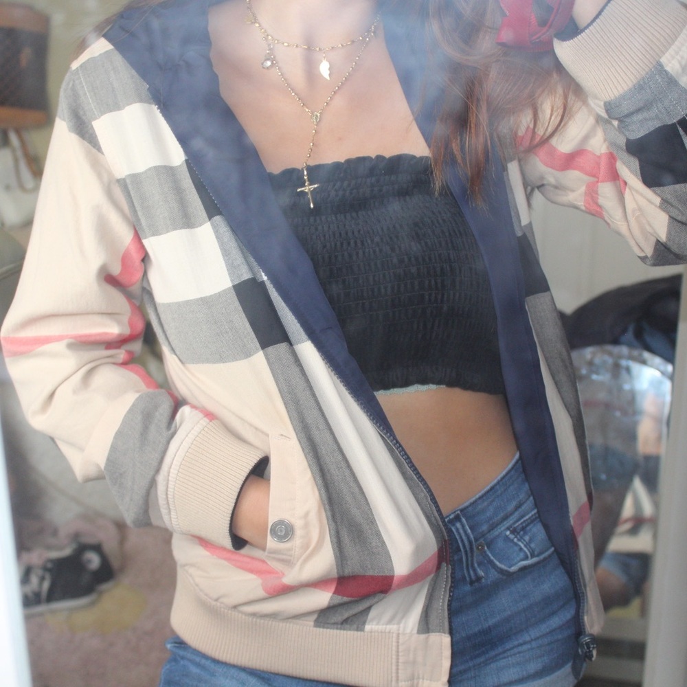 Authentic Reversible Burberry Bomber Jacket - image 2